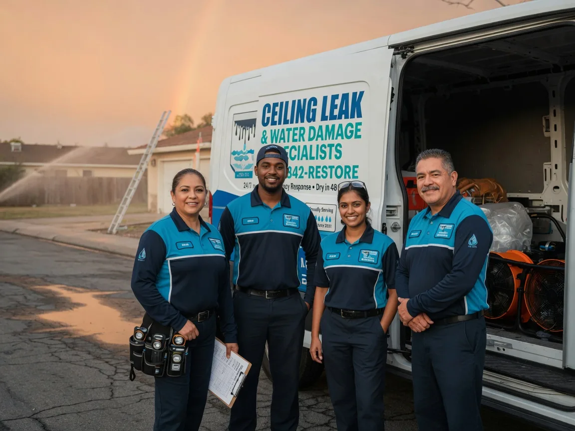 Ceiling Leak Cleanup company in Strandquist, MN